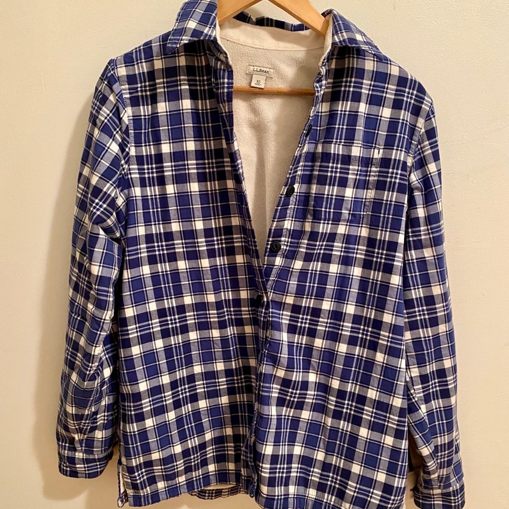 L.L. Bean Fleece Lined Flannel
